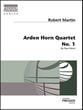 Arden Horn Quartet #1 Score and Parts CUSTOM PRINT cover